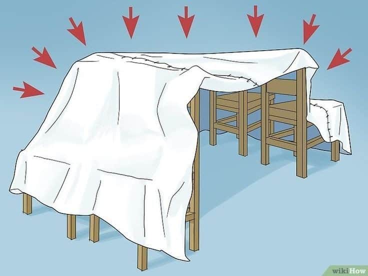 comment faire une cabane avec couvertures
