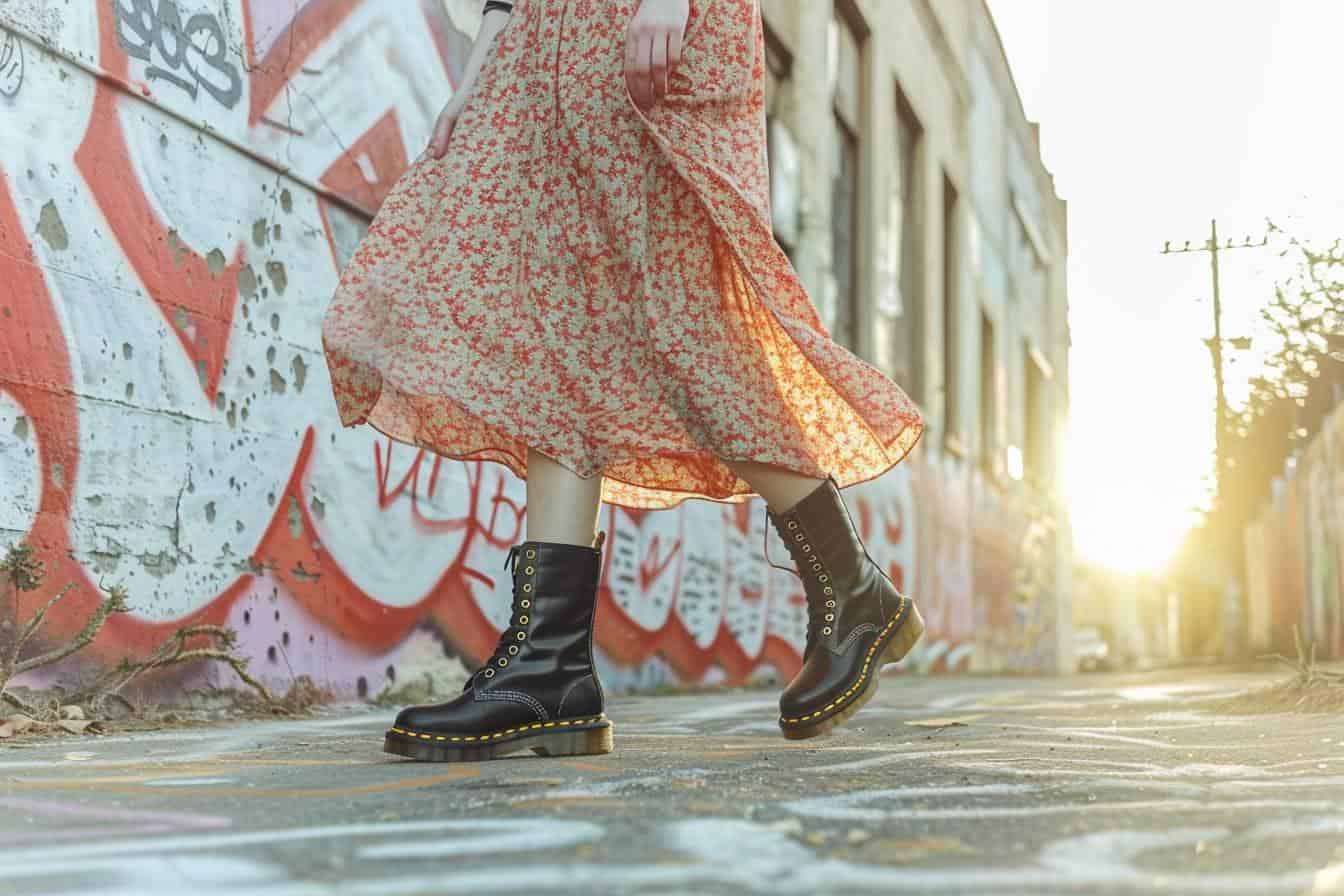 Comment associer une robe avec des Doc Martens : guide ultime pour un look tendance