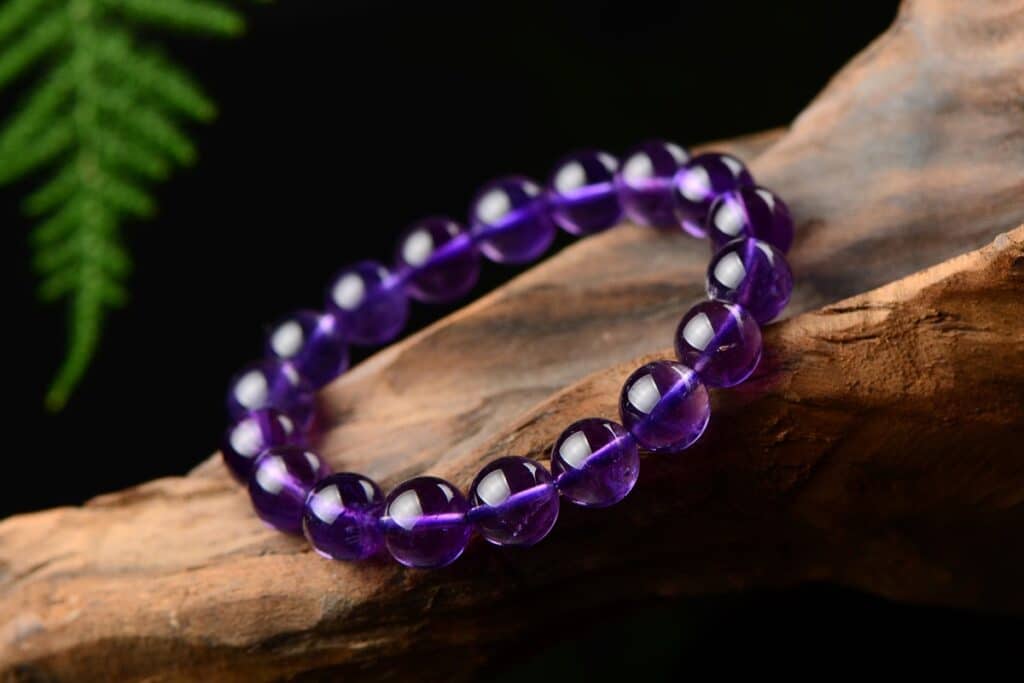 bracelet en améthyste
