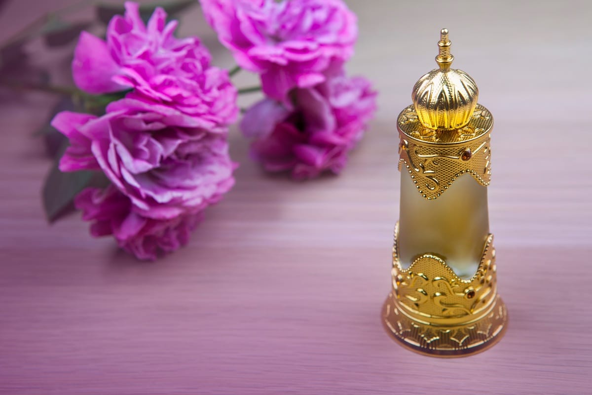 bouteille de parfum oriental