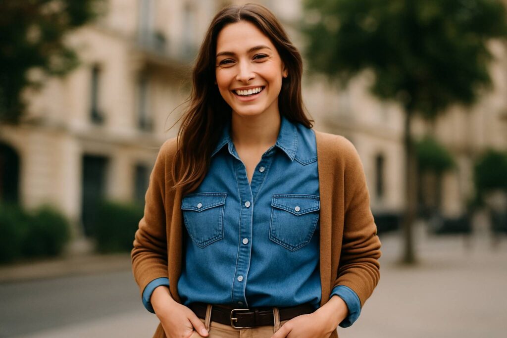 Que porter avec chemise en jean ?