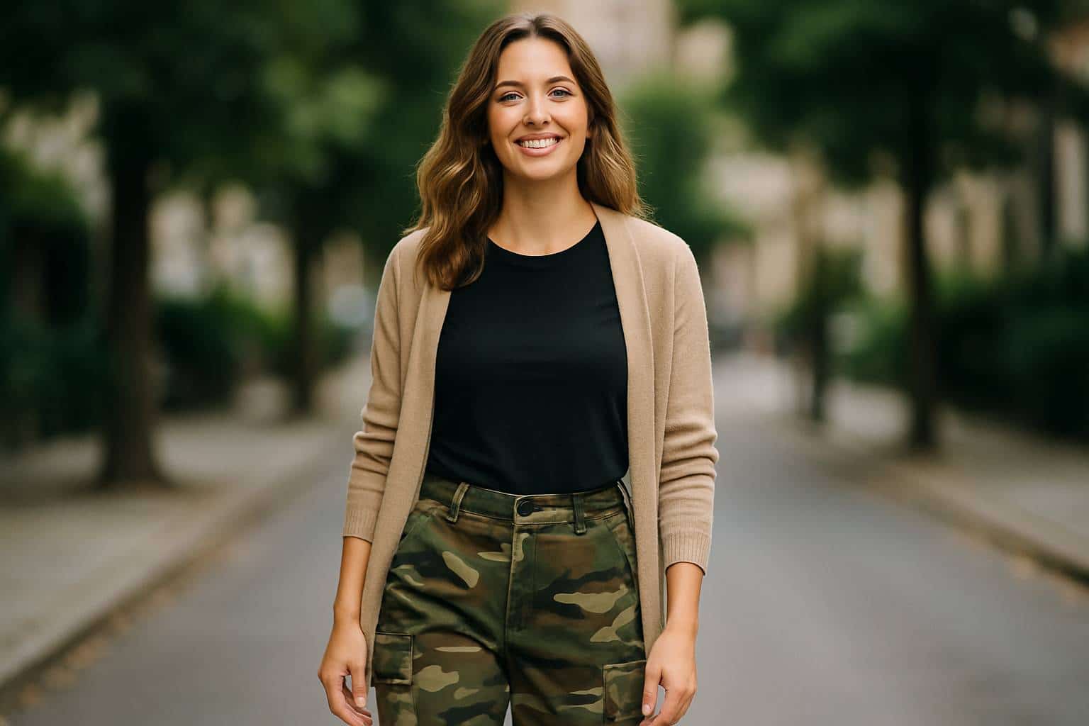 Que porter avec un pantalon militaire femme ?
