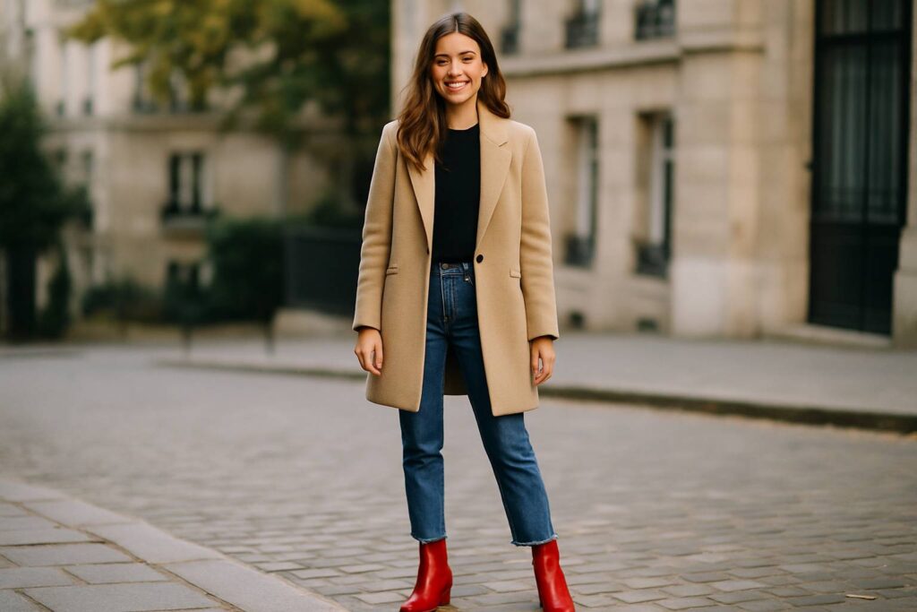 Que porter avec des bottines rouges ?