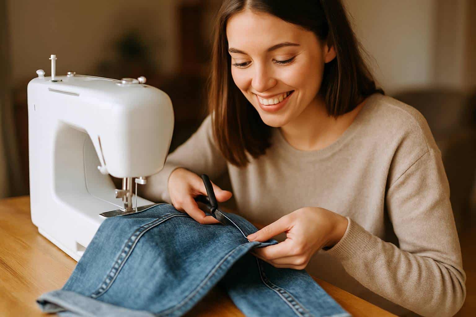 Comment raccourcir un pantalon en jean ?