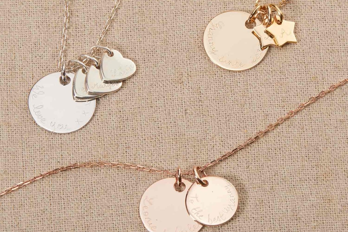 bijoux personnalisés pour grand-mère