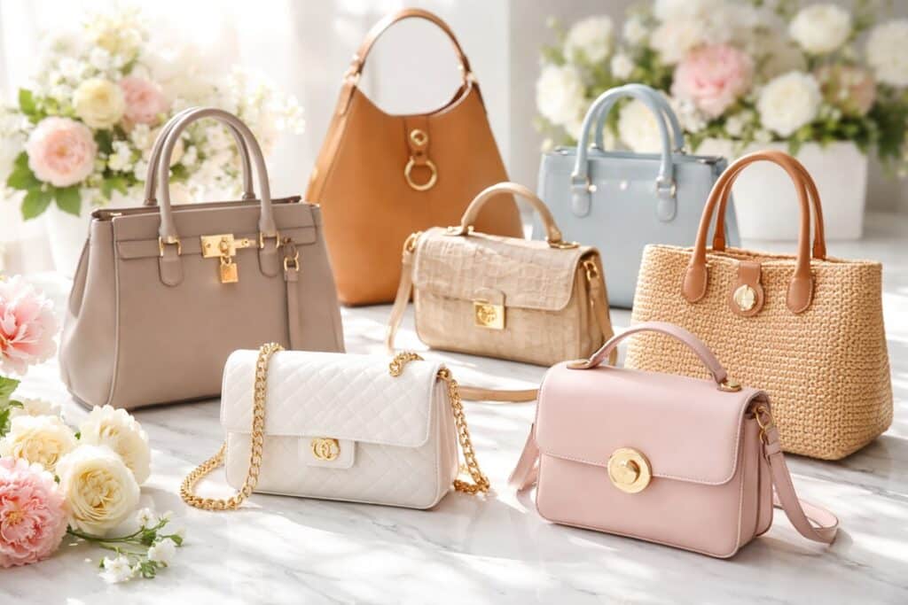 différents types de sacs à main