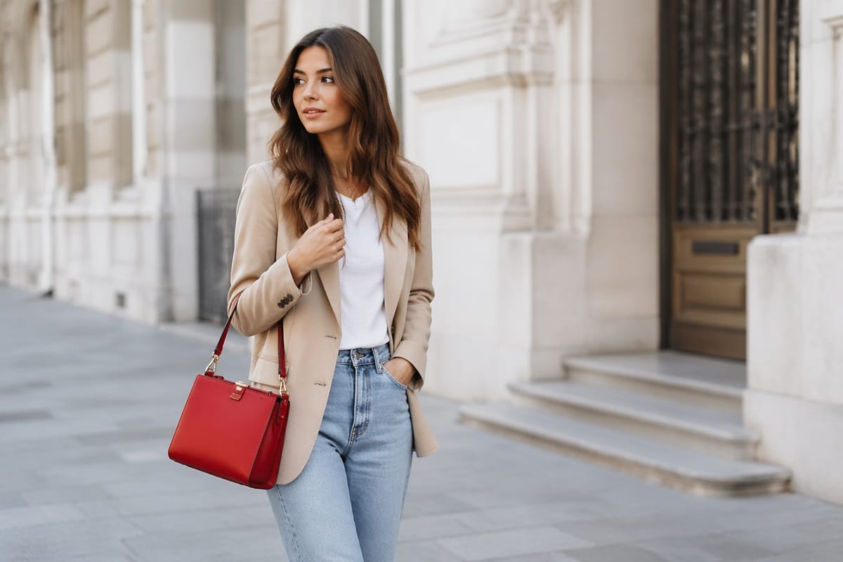 Avec quoi porter un sac à main rouge