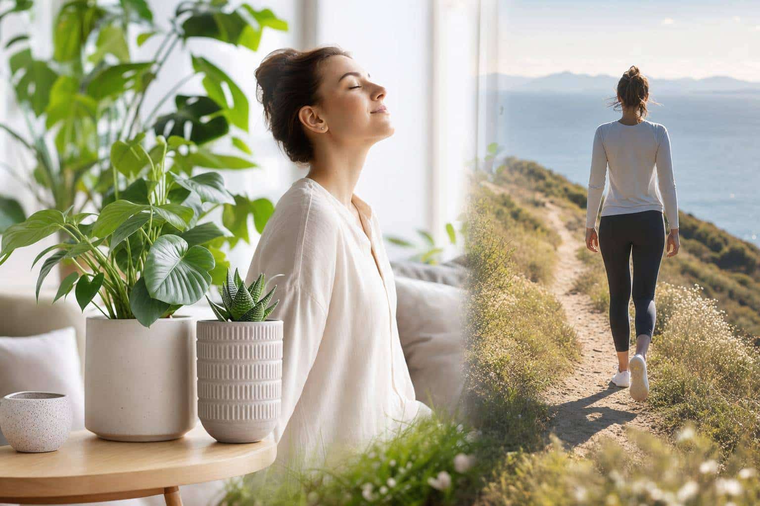 Plantes, respiration, marche : le retour au bien-être simple