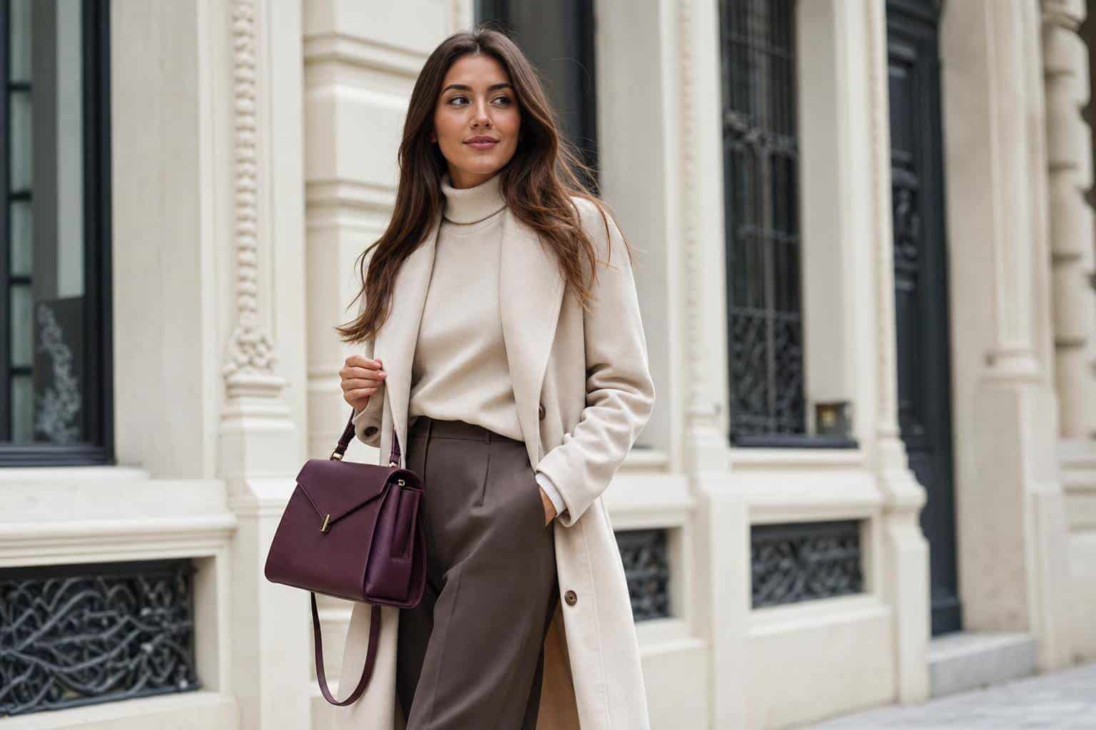 Avec quoi porter un sac à main prune ?