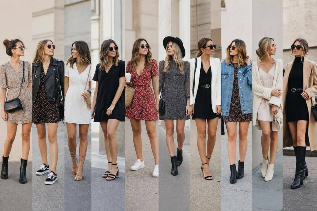 10 façons de porter une robe courte