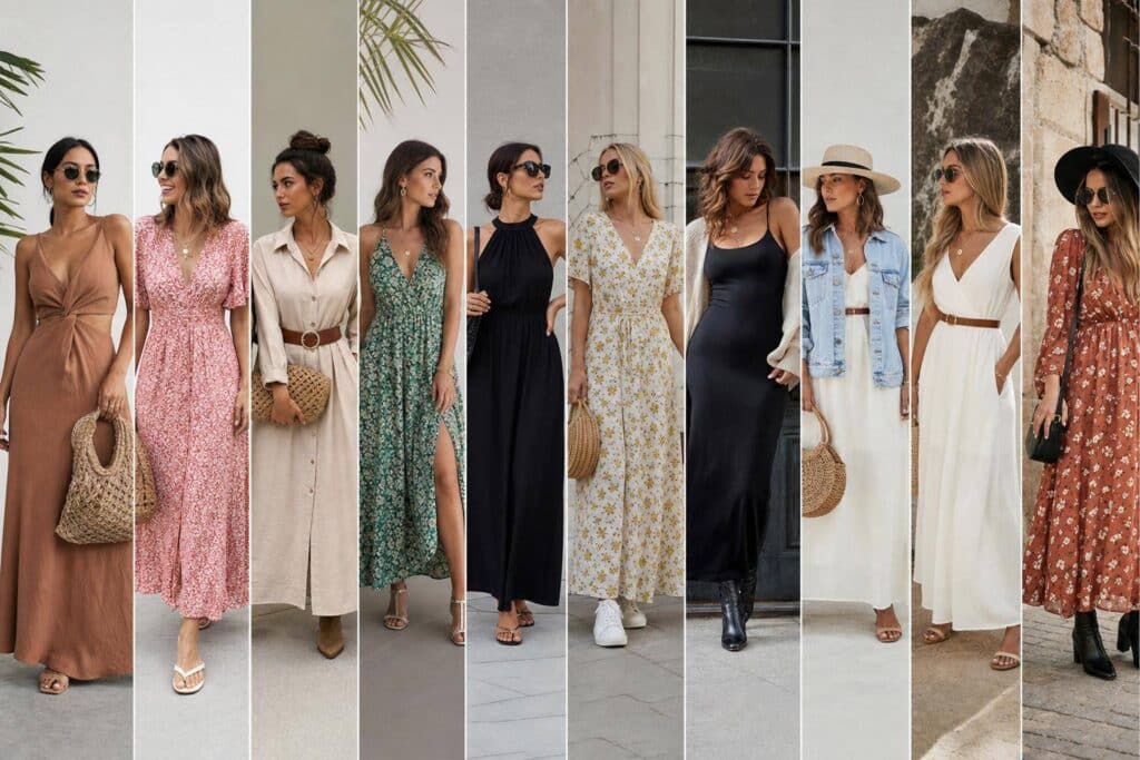 10 façons de porter une robe longue