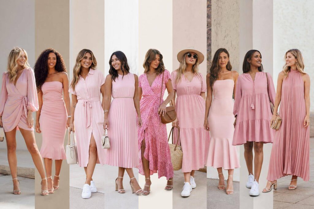 10 façons de porter une robe rose
