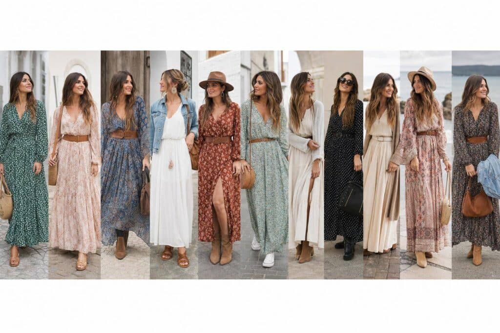 10 façons de porter une robe fluide