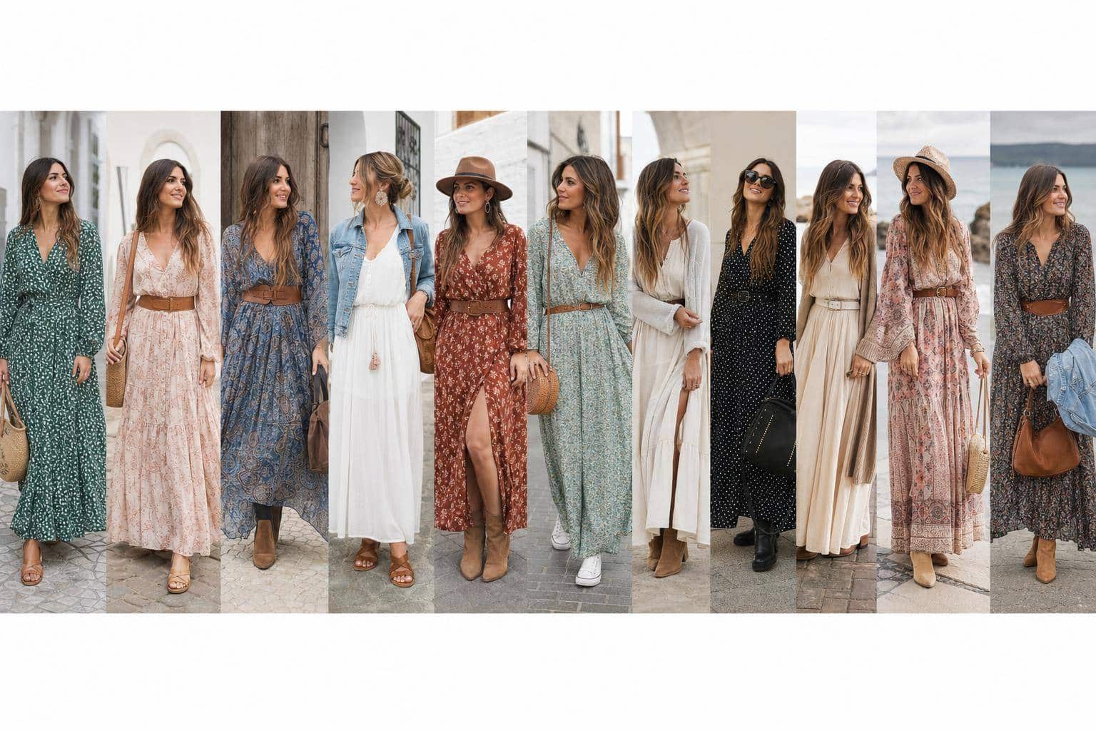 10 façons de porter une robe fluide