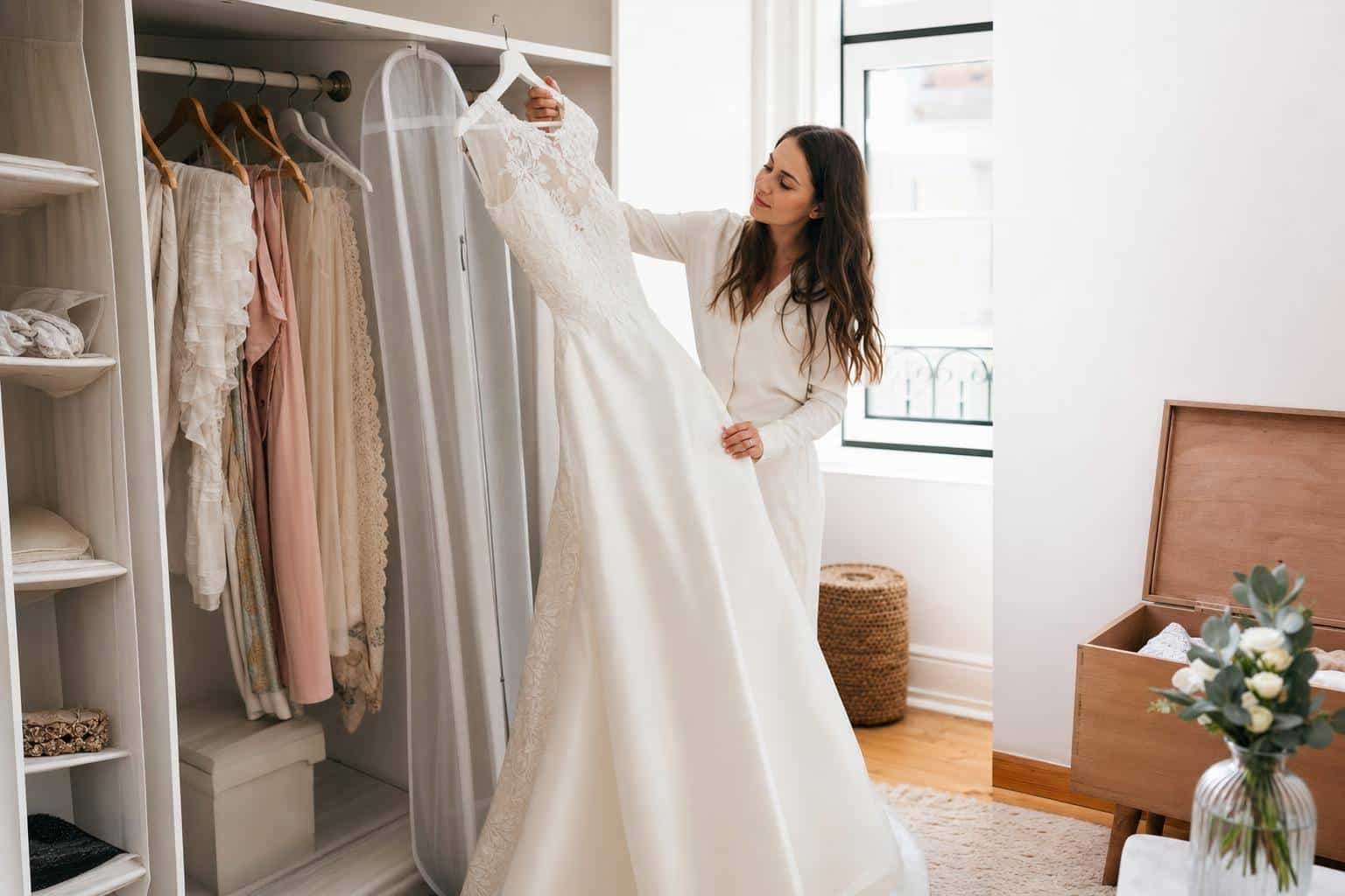 Que faire de sa robe de mariée après le mariage ?