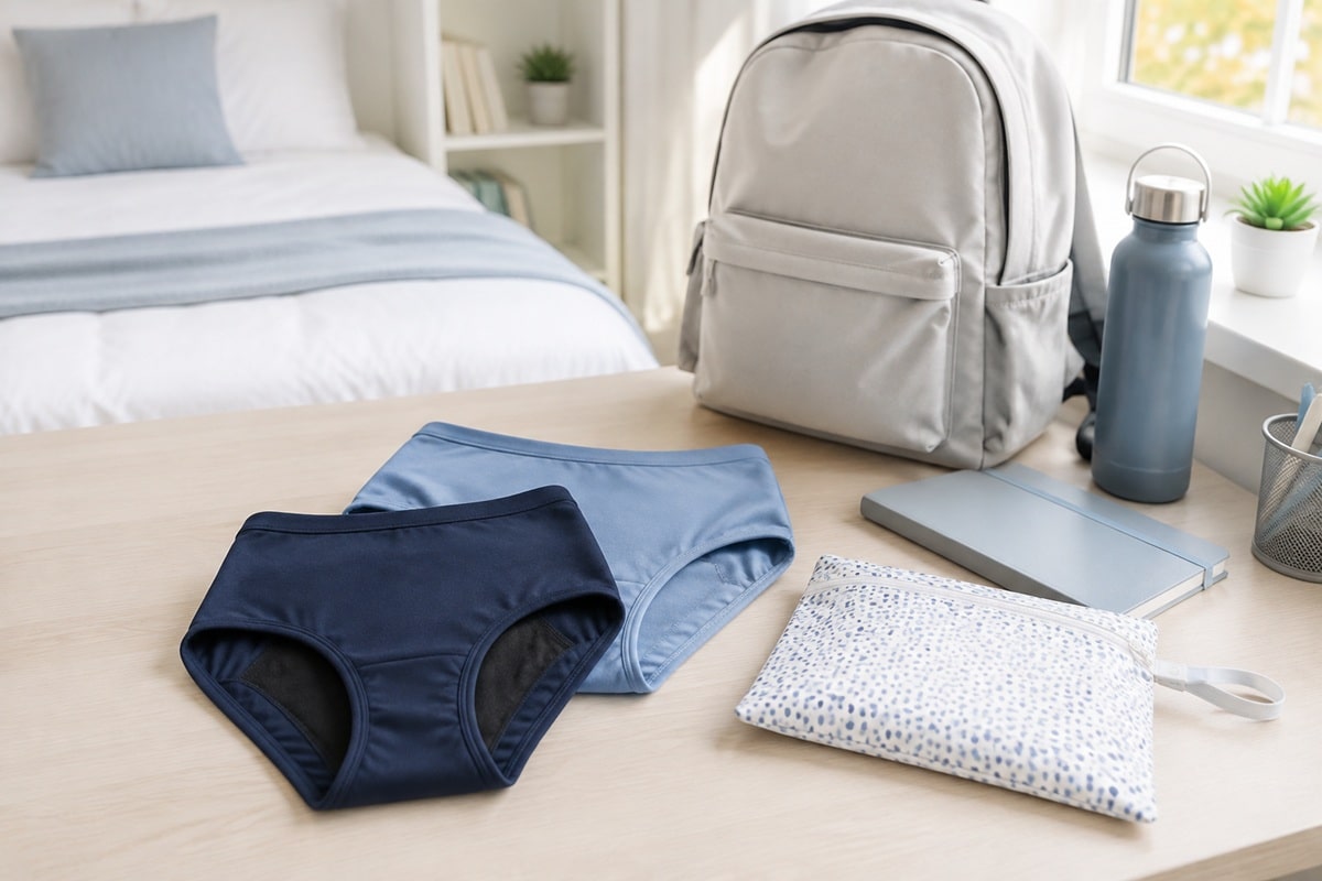 Culottes menstruelles réutilisables pour la rentrée